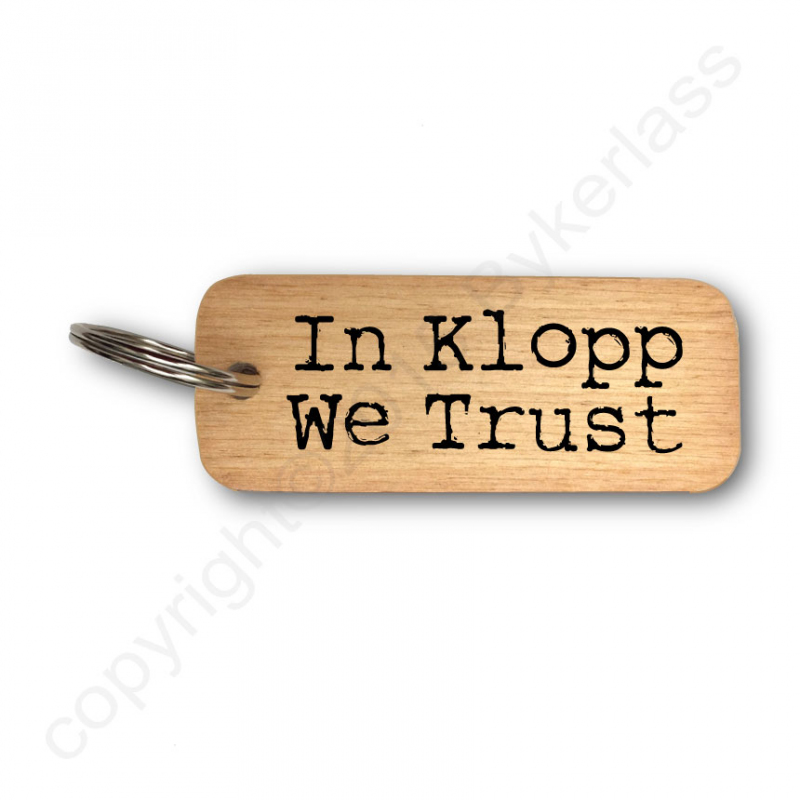 Klopp Keyring - In Klopp We Trust