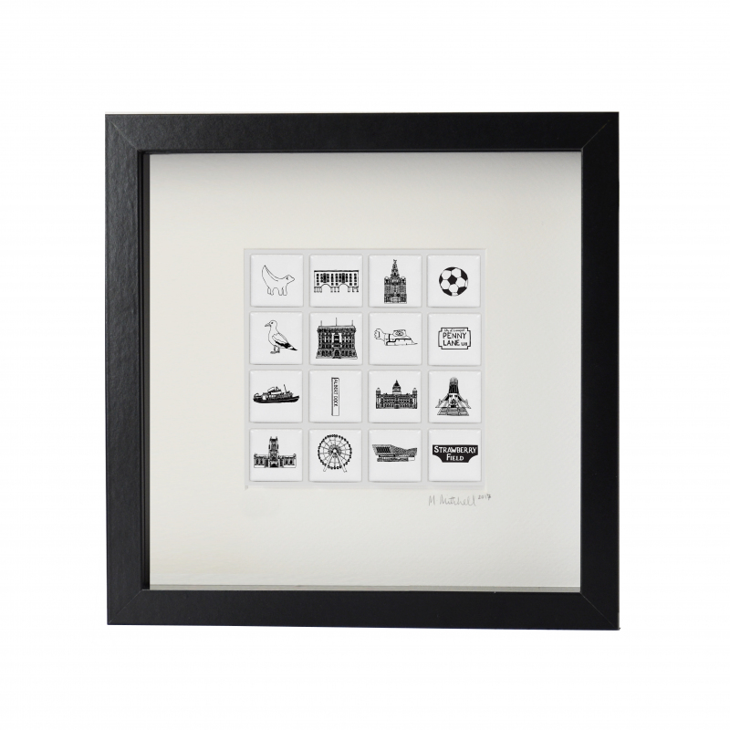 Liverpool Icons Tile Frame - Martha Mitchell