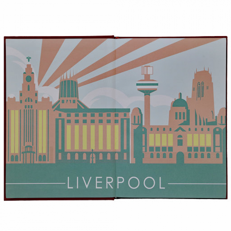 Liverpool Skyline Notebook - A5