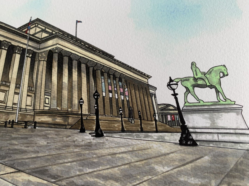 St George's Hall Print - Paint By Pablo
