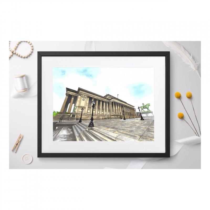 St George's Hall Print - Paint By Pablo