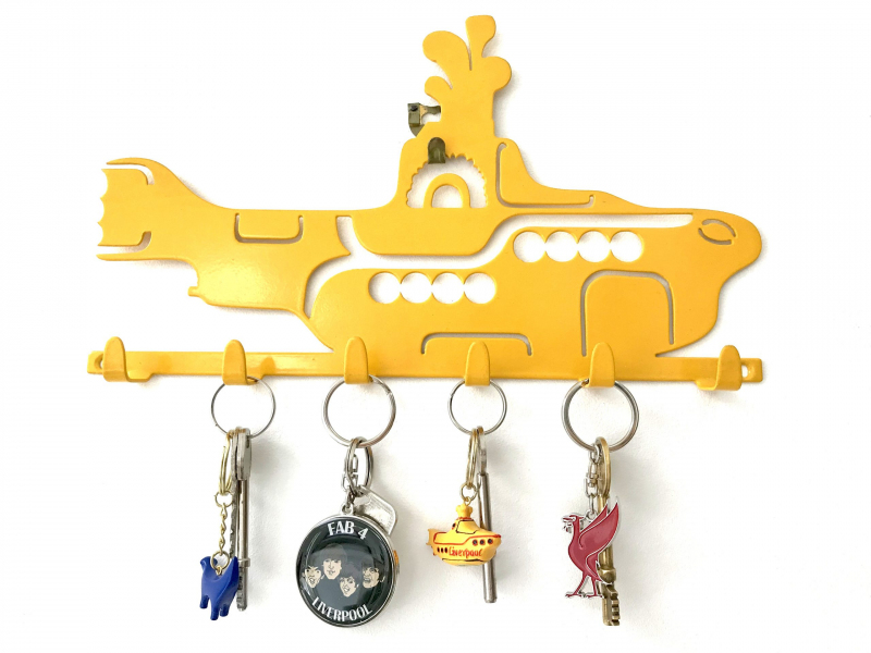 Yellow Submarine Key Holder