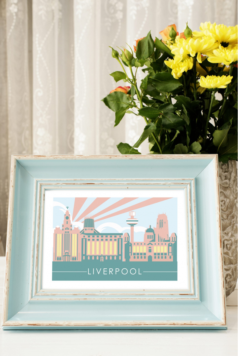 Liverpool Skyline Print - The Jones Boys