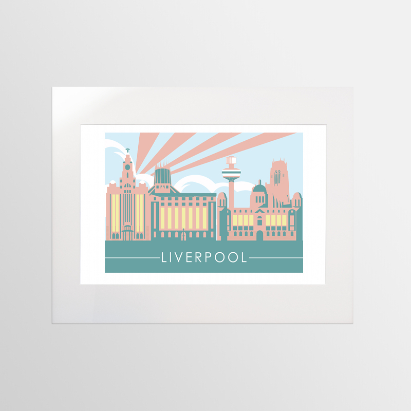 Liverpool Skyline Print - The Jones Boys