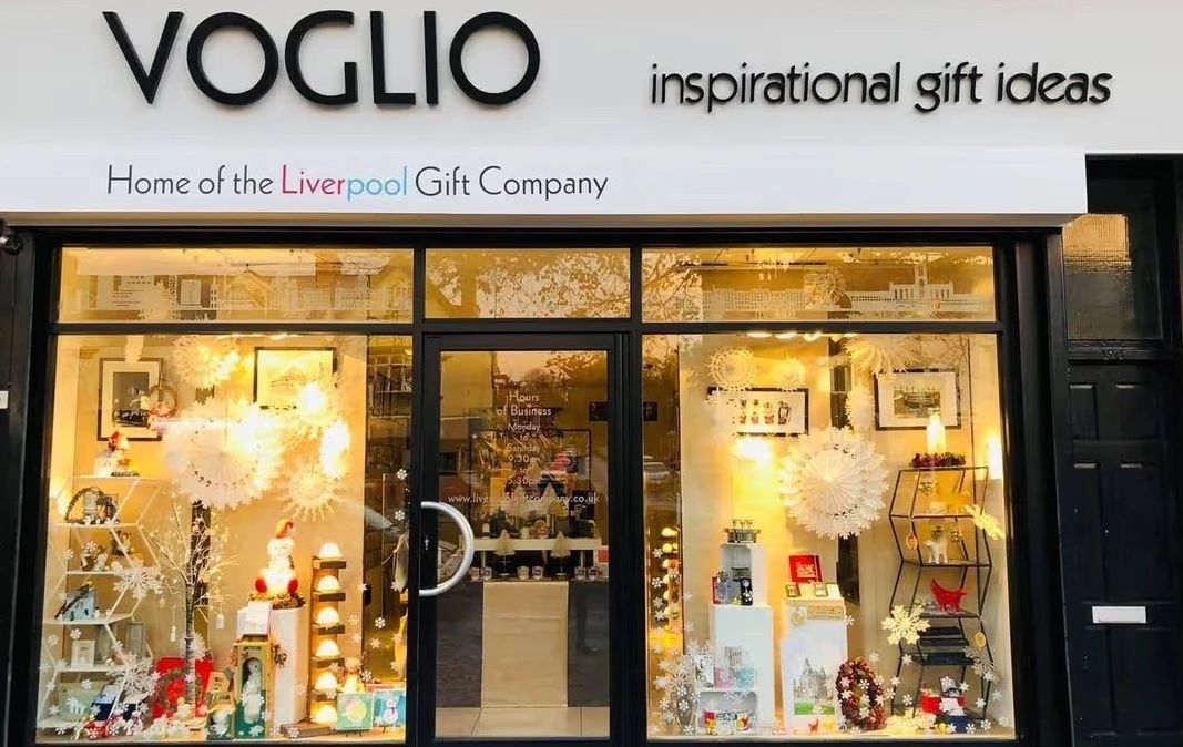 The Liverpool Gift Co shop and team