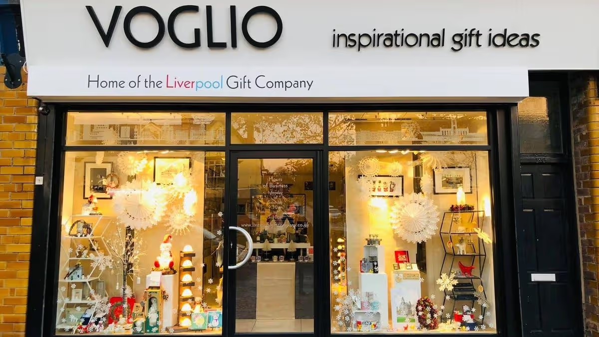 The Liverpool Gift Co shop and team