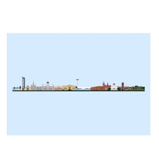 Liverpool Skyline Card