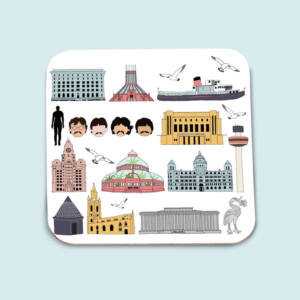No Place Like Liverpool Coaster