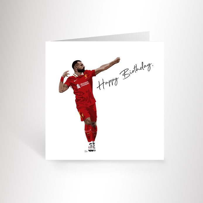 Mo Salah Birthday Card